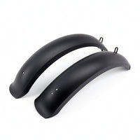 2 Pieces Lightweight Cycle Mudguard with Mounting Hardware Curved Oversized-Tire Bike Fenders Plastic Oversized-Tire Tire Mudguard Easy to Install for Commuters, Wet Streets, Muddy Commutes, Snowy Paths
