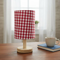 Textile Desk Light Bedside Lamp USB Charging Textile Shade Soft Ambient Lighting Decorative Function Suitable for Home Office Living Rooms Reading Corners