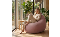 Soft Bean Bag Sofa cover Unfilled Bean-Filled Seat Cover with Carry Loop Corduroy Slouchy Chair Slipcover for Students, Reading Corner, Dorm Room