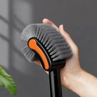 Long Handle Toilet Brush No Dead Corners Bathroom Cleaning Scratch Clear