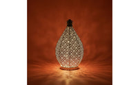 Moroccan Design Metal Lantern Hanging and Tabletop Moroccan Design Lantern