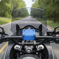 Matte Black Motorcycle Navigation Mount Adapter Universal Motorcycle Mount Adapter Compatible Bracket Sturdy for Motorcycles