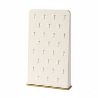 Rings Display Stand Showcase Stable Metal Base Slotted Band Stand Multi-Compartment Design Jewelry Organizer for Photo Shoots