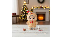 17cm Doll Outfit Easy to Wear Gingerbread Man Doll Costume Toy Accessory