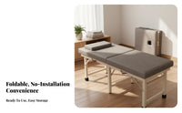 Multi-Functional Foldable Massage Table High-Density Foam Folding Massage Bed Lightweight Portable Beauty Bed Breathing Face Hole for Beauticians, Estheticians, Mobile Therapists, Medical Center, Travel