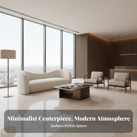 Modern Design Curved Fluffy Sofa Minimalist Design Puffy Fluffy Sofa Luxurious Texture Seating Furniture Pillowy Soft for Interior Designers, Apartment Dwellers, Reception Area, Hotel Lobby, Beauty Salon, Boutique