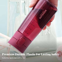 Drop-Resistant High-Performance Plastic Sports Water Bottle Leak-Proof Large Capacity Hydration Bottle without Cost for Students, Commuters