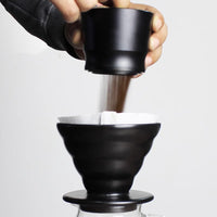 咖啡接粉器防飞尘ek43接粉杯布粉器58mm咖啡手柄均匀咖啡器具批发