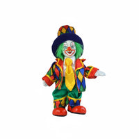 6 Inch Standing Clown Doll Colorful Costume House Decoration Collectible