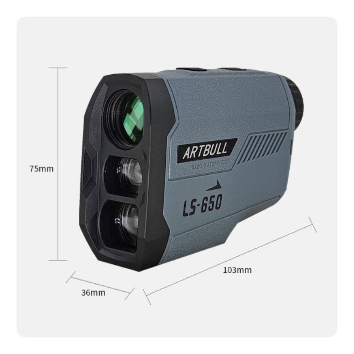 Golf Monocular Rangefinder 650 M Range Golf Rangefinder 6X Magnification