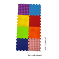 Foot Textured Sensory Training Mat Soft Sensory Puzzle Mats for Kids, Young Children, Classroom, Home