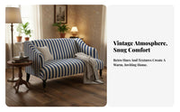 French Country Design Highrear Wooden Frame Settee Vintage design Small Sofa Latex padding Loveseat Breathable Fabric for Apartment Dwellers, partners, Homeowners, perusing alcove, Lounge Area, Bedroom, Office