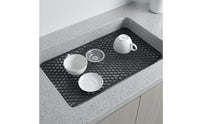 Non-Slip Kitchen Sink Protector Scratch Resistant Silicone Sink Protector Drainage Holes Household Accessory Easy to Clean