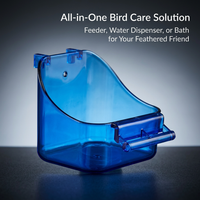 Bird Cage Bathing Dispenser, Parrot Feeder Cage Water Feeder, Internal Hanging Bird Water, Wear Resi - Image 7