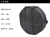 1835举重哑铃片双肩背包负重配重CUP手抓钢杠铃片收纳袋定制订做