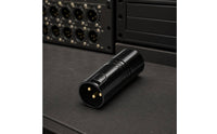 Impedance Matching 3-Contact DMX512 End Plug Electrical Reflection Reduction 3-Contact XLR End Plug Gold Pins XLR Termination Plug Metal Housing
