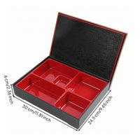 Five-Compartment Bento Box Removable Tray Rectangular Bento Lunch Box
