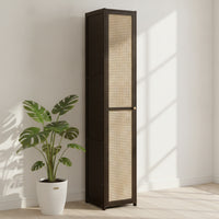 Shoe Organizer with Mesh Door Minimalist Narrow Shoe Organizer Low-Maintenance Furniture for Entryway, Hallway