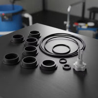 12 Pieces Leak-Proof Exhaust Valve Seals Watertight Replacement Parts Heavy-Duty Hardware for DIYers