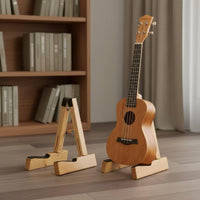 Easy to Keep Portable Wooden Guitar Stand Long-Lasting Folding Guitar Stand Stable Music Gear Universal Fit for Travel, Stage
