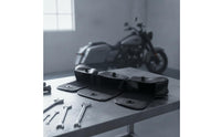 Slim Fairing Storage Bag Quick-Access Windshield Bag with 3 Pockets Secure