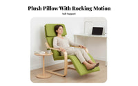 Foldable Adjustable Chaise Lounge Ergonomic Padded Recliner with Footrest sturdy Construction Folding Seat for Women, Outdoor aficionados, Living Room, Bedroom, Balcony, Garden