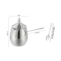 Oval-Shaped Coffee Pot with Lid Latte Art Pitcher Easy to Clean for Home, Cafe