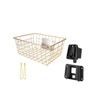 Bike Basket with Mounting Bracket Lightweight for Folding Bikes