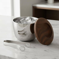 Stainless Steel Ice Pail Luxury Design Beverage Tub Rust Resistant for Party