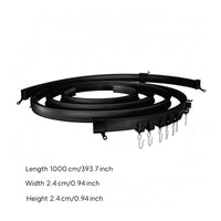 Flexible Curtain Track Mounting Brackets Bendable Curtain Track