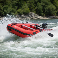 Thickened Material Heavy Duty Inflatable Assault Boat Portable Inflatable Rescue Boat for Rafting
