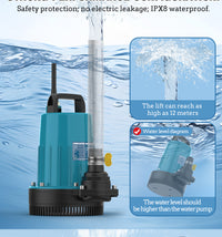 Lithium Battery Submersible Pump for Aquarium Water Change and Garden Watering