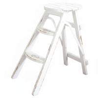 3-Tier Ladder Shelf Weather-Resistant A-Frame Ladder Shelf Easy Assembly