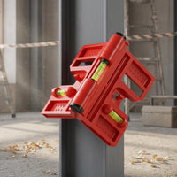 ABS Plastic Column Leveler Bubble Vial Foldable Level Compact Measuring Tool Easy to Read