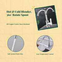 Brass core stainless steel faucet