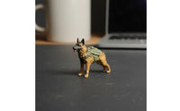 1/64 Scale Dog Figurine Gift Idea for Miniature Scene Builders