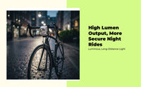 Waterproof USB bike headlight