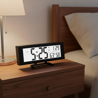 Press Control Night Light Clock Snooze Function for Heavy Sleepers