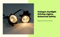 Halogen fog light fits SUV grille
