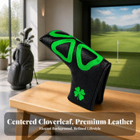 Guarding Golf Club Headcover | shamrock Embroidered Design, Snug Elasticized Opening, Golf Club Cover with Shaft Protection