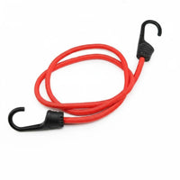 Reinforced Elastic Luggage Rope Heavy Duty Hooked Bungee Cord Motorcycle Cargo Strap for Motorcyclists, Cyclists, Car Trunk, Moving, Camping