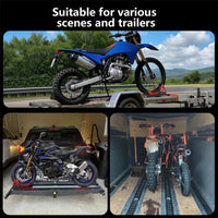 Motorcycle Front and Rear Wheel Stand Parking Rack
