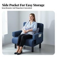 Single Sleeper Ottoman Foldable Folding Bed Portable space-saving for Guests, Adults, Small Spaces, Bedroom