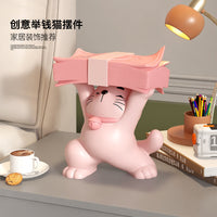 Lucky Cat Niche High-End Birthday Gift Entryway Desktop Ornament Store Front Decoration Office Decoration