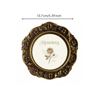 Baroque Picture Frame Easel Back Ornate Photo Frame Authentic Glass for Hallway
