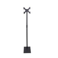 Floor TV Stand with Mount No-Drill TV Stand with VESA Mount Adjustable Height Tilting for Renters, Rental Apartment, Bedroom