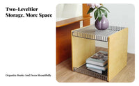 Cube Storage Organizer Easy to Install Wire Grid Cube Shelf Modular Design