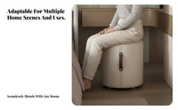 Upholstered Vanity Pouf Sturdy and long-lasting Small Stool space-saving Size for Students