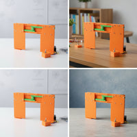 Automatic Door Kit Mechanical Sliding Door Model Hands-on STEM Building Toy for Students, Classroom, Home