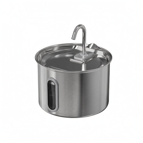 Automatic Pet Water Fountain Easy to Clean Stainless Steel Cat Water Fountain